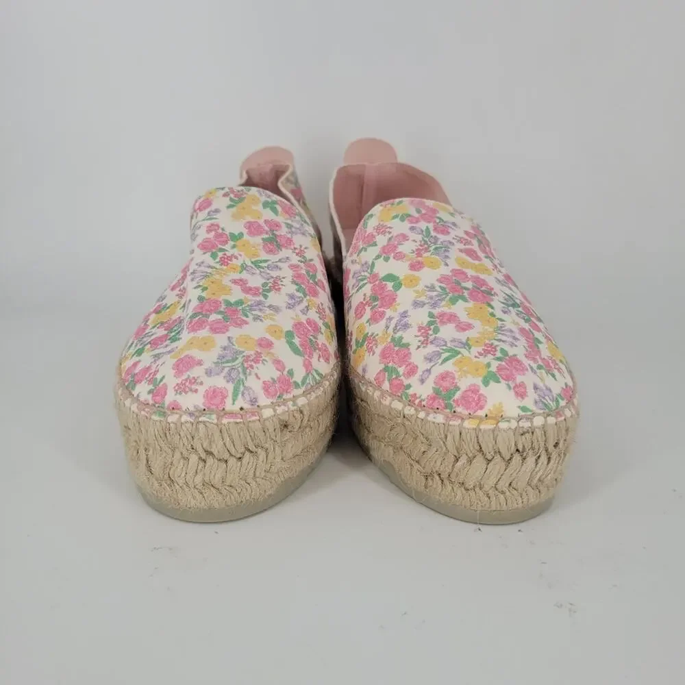 Loveshackfancy X Manebi Fruity Punch Slipper Platform Espadrilles 9